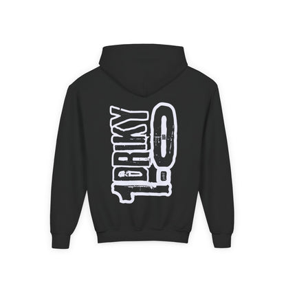 Driky 1 point 0 Bro - OG - (Back Print) Youth Heavy Blend Hoodie