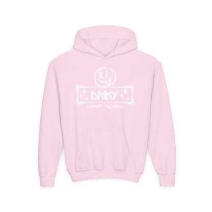 Driky Laugh at the World - Simple - Youth Heavy Blend Hoodie