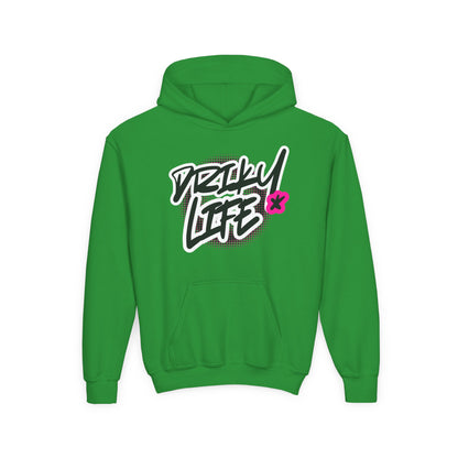 Driky Life - Pinkerton - Youth Heavy Blend Hoodie