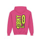 Driky 1 point 0 Bro - Banana Sunshine - (Back Print) Youth Heavy Blend Hoodie