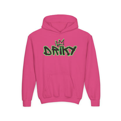 Driky Roy-al - Green Monkey - Youth Heavy Blend Hoodie