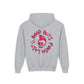 Drikyz Good Guys Finish Last - Rose Blood - (Back Print) Youth Heavy Blend Hoodie