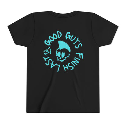 Youth - Limited Edition Limp Driky Good Guys Finish Last - Blue Brain Short Sleeve Tee
