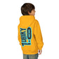 Driky 1 point 0 Bro - Blue Brain - (Back Print) Youth Heavy Blend Hoodie