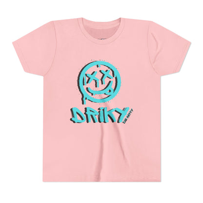 Youth Driky Die Happy - Blue Brain Short Sleeve Tee