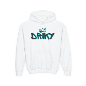 Driky Roy-al - Blue Brain - Youth Heavy Blend Hoodie