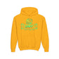 Driky Laugh at the World - Green Monkey - Youth Heavy Blend Hoodie