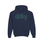 Little Driky - Blue Brain - Youth Heavy Blend Hoodie