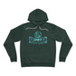 Driky Laugh at the World - Blue Brain Fleece Pullover Hoodie