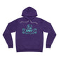 Driky Laugh at the World - Blue Brain Fleece Pullover Hoodie