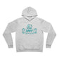 Driky Laugh at the World - Blue Brain Fleece Pullover Hoodie