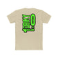 Driky 1 point 0 Bro Green Monkey - Back Print Cotton Crew Tee