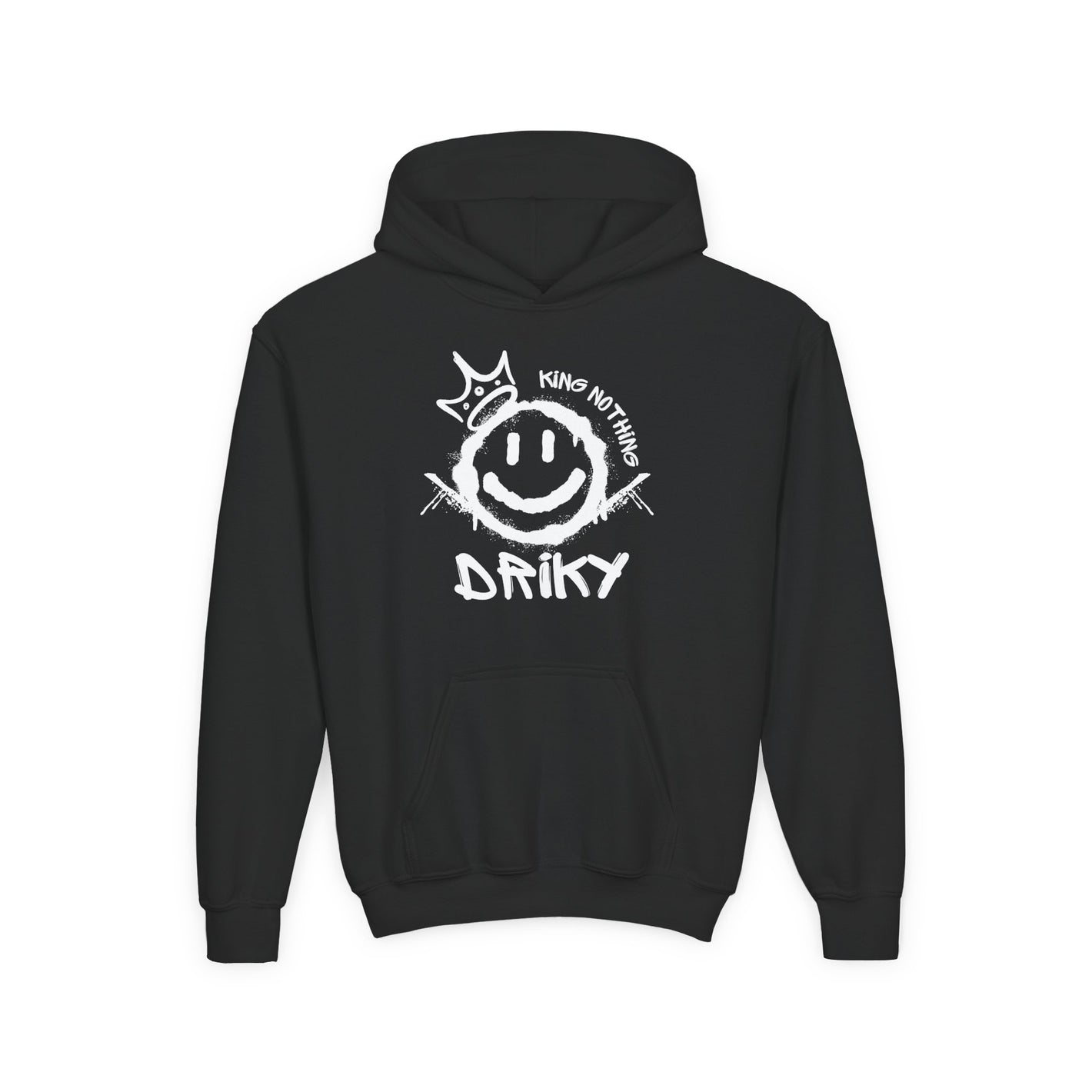Driky King Nothing - Simple - Youth Heavy Blend Hoodie