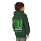 Driky 1 point 0 Bro - Green Monkey - (Back Print) Youth Heavy Blend Hoodie