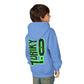 Youth Driky 1 point 0 Bro - Green Monkey Backprint - Heavy Blend Hoodie 16 Colors