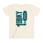 Youth Driky 1 point 0 Bro - - Blue Brain Back Print Short Sleeve Tee