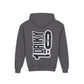 Driky 1 point 0 Bro - OG - (Back Print) Youth Heavy Blend Hoodie