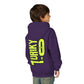 Driky 1 point 0 Bro - Banana Sunshine - (Back Print) Youth Heavy Blend Hoodie