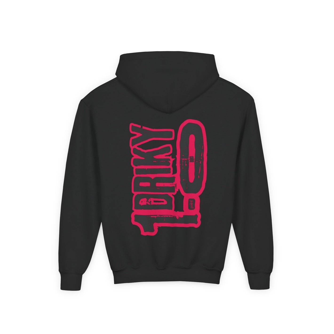 Driky 1 point 0 Bro - Rose Blood - (Back Print) Youth Heavy Blend Hoodie