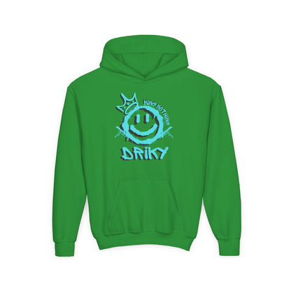 Driky King Nothing - Blue Brain - Youth Heavy Blend Hoodie
