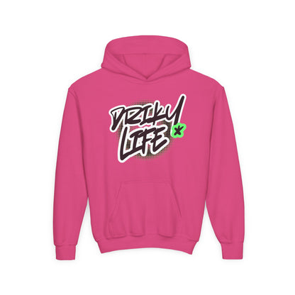 Driky Life - Green Monkey - Youth Heavy Blend Hoodie