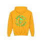 Drikyz Good Guys Finish Last - Green Monkey - (Back Print) Youth Heavy Blend Hoodie