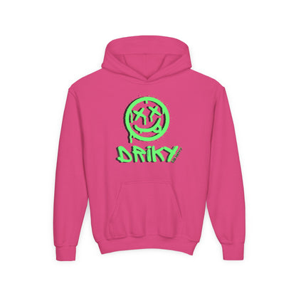 Driky Die Happy -  Green Monkey - Youth Heavy Blend Hoodie
