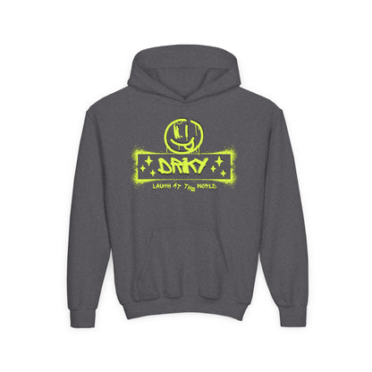 Driky Laugh at the World - Banana Sunshine - Youth Heavy Blend Hoodie