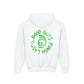 Drikyz Good Guys Finish Last - Green Monkey - (Back Print) Youth Heavy Blend Hoodie