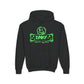 Driky Laugh at the World - Green Monkey - Youth Heavy Blend Hoodie