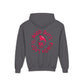 Drikyz Good Guys Finish Last - Rose Blood - (Back Print) Youth Heavy Blend Hoodie