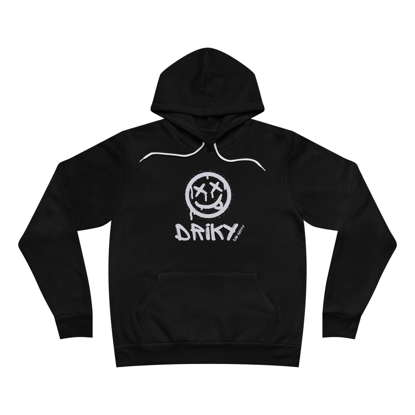 Driky Die Happy - White Night Fleece Pullover Hoodie