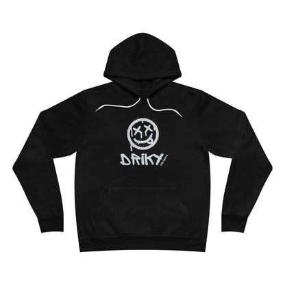 Driky Die Happy - White Night Fleece Pullover Hoodie