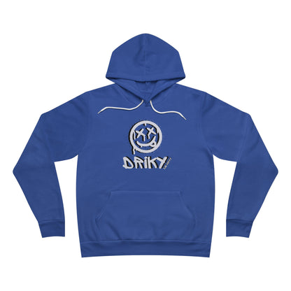 Driky Die Happy - White Night Fleece Pullover Hoodie