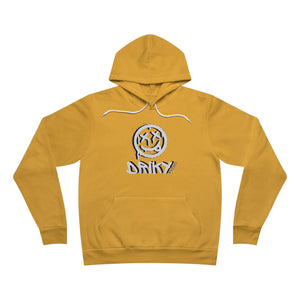 Driky Die Happy - White Night Fleece Pullover Hoodie