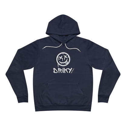 Driky Die Happy - White Night Fleece Pullover Hoodie