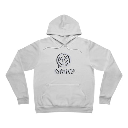 Driky Die Happy - White Night Fleece Pullover Hoodie