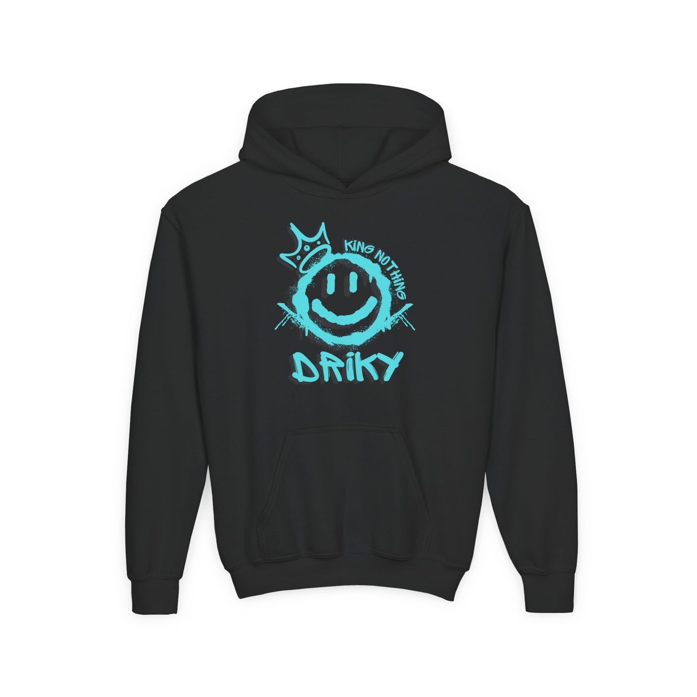 Driky King Nothing - Blue Brain - Youth Heavy Blend Hoodie