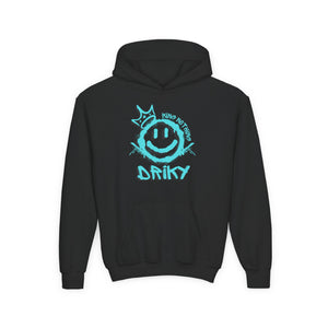 Driky King Nothing - Blue Brain - Youth Heavy Blend Hoodie