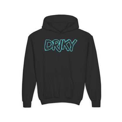 Driky Rough Ryder - Blue Brain - Youth Heavy Blend Hoodie