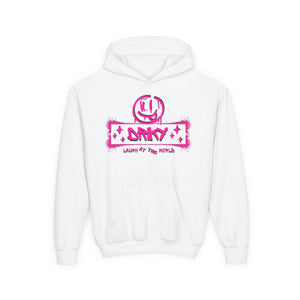Driky Laugh at the World - Pinkerton - Youth Heavy Blend Hoodie