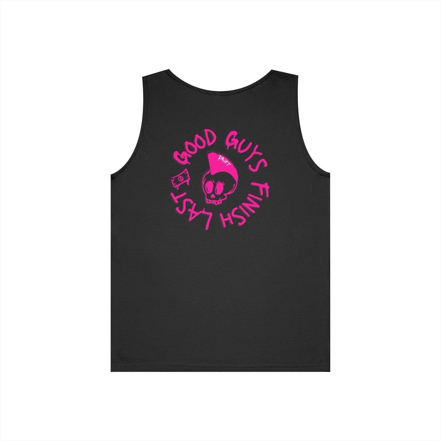 Drikyz Good Guys Finish Last - Pinkerton - (Back Print) Tank Top