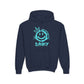Driky King Nothing - Blue Brain - Youth Heavy Blend Hoodie