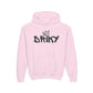 Driky Roy-al - Blackout - Youth Heavy Blend Hoodie