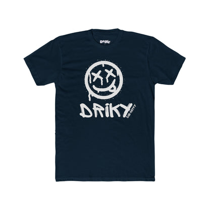 Driky Die Happy - Simple Cotton Crew Tee