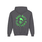 Drikyz Good Guys Finish Last - Green Monkey - (Back Print) Youth Heavy Blend Hoodie
