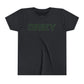 Youth Driky Stud Muffin - Green Monkey Short Sleeve Tee