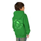 Drikyz Good Guys Finish Last - Green Monkey - (Back Print) Youth Heavy Blend Hoodie