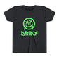 Youth Driky Die Happy - Green Monkey Short Sleeve Tee