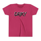 Youth Driky Rough Ryder - Blackout Short Sleeve Tee